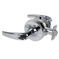 Schlage Grade 2 Storeroom Cylindrical Lock with Field Selectable Vandlgard, Athens Lever, SFIC Less Core, Br ALX80B ATH 625